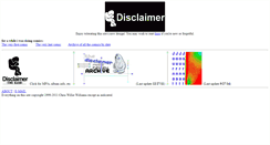 Desktop Screenshot of disclaimerband.com