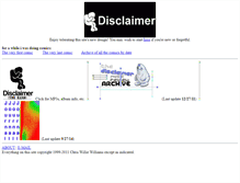 Tablet Screenshot of disclaimerband.com